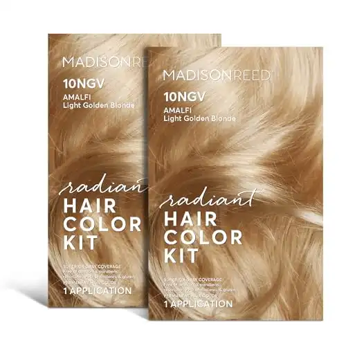 Italian Hair Color Kit | Light Golden Blonde Permanent Hair Dye