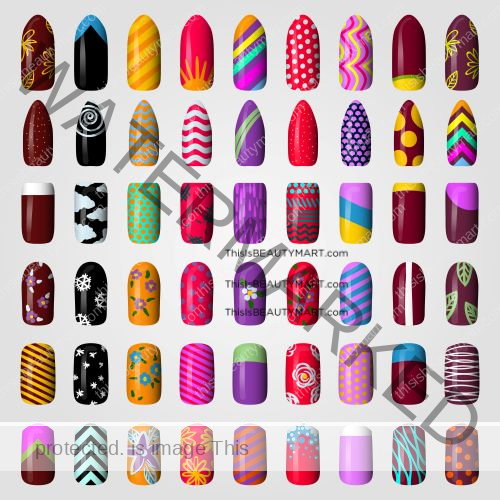 A variety of nails with colorful design ideas can bring so much joy to beauty enthusiasts.